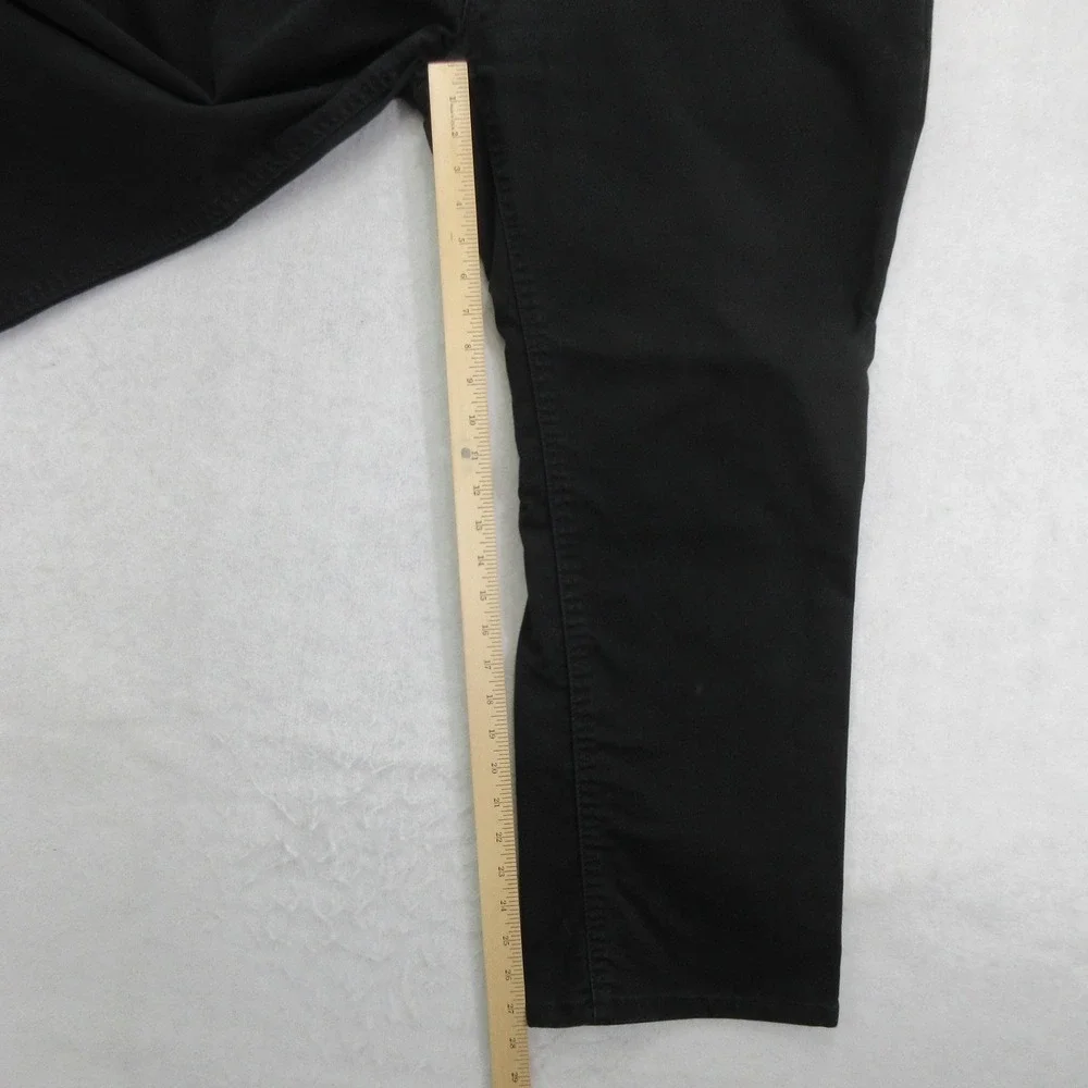 Levis 541 Mens Jeans Size 48x27 Black Athletic Taper Stretch